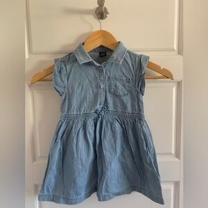 GAP Light Blue Denim Kids Dress